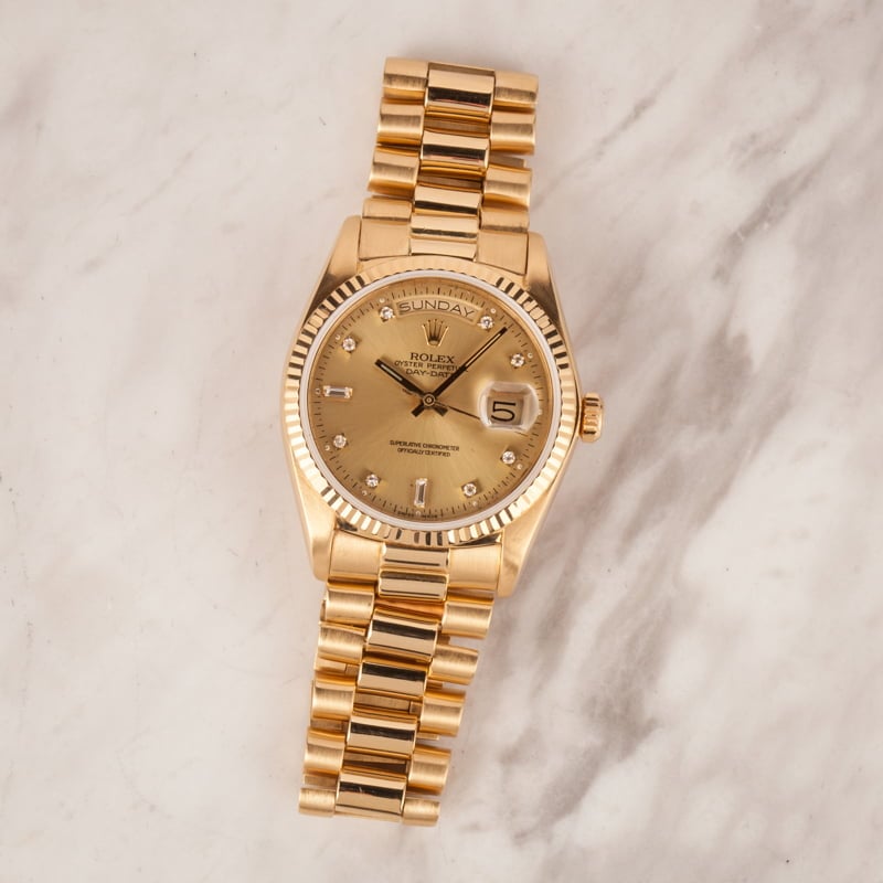 Rolex President 18048 Yellow Gold
