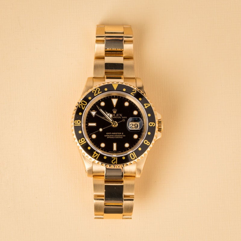 Pre-Owned Rolex GMT-Master II 16718 Black