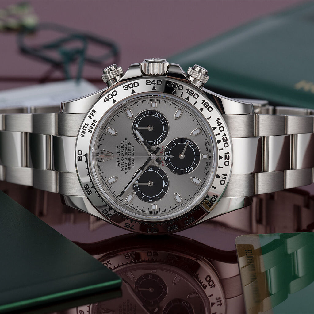 Rolex White Gold Daytona 116509 Steel and Black