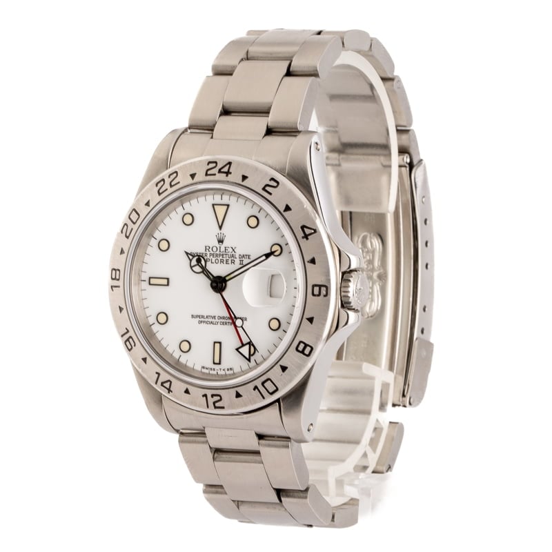 Rolex Explorer II 16570 Polar Dial