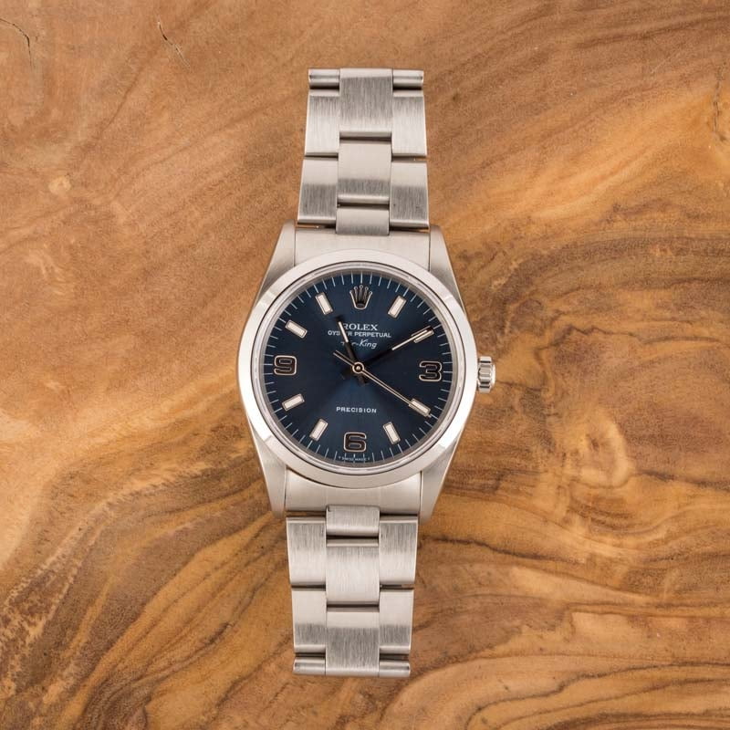 Rolex Air-King 14000 Blue Dial Oyster