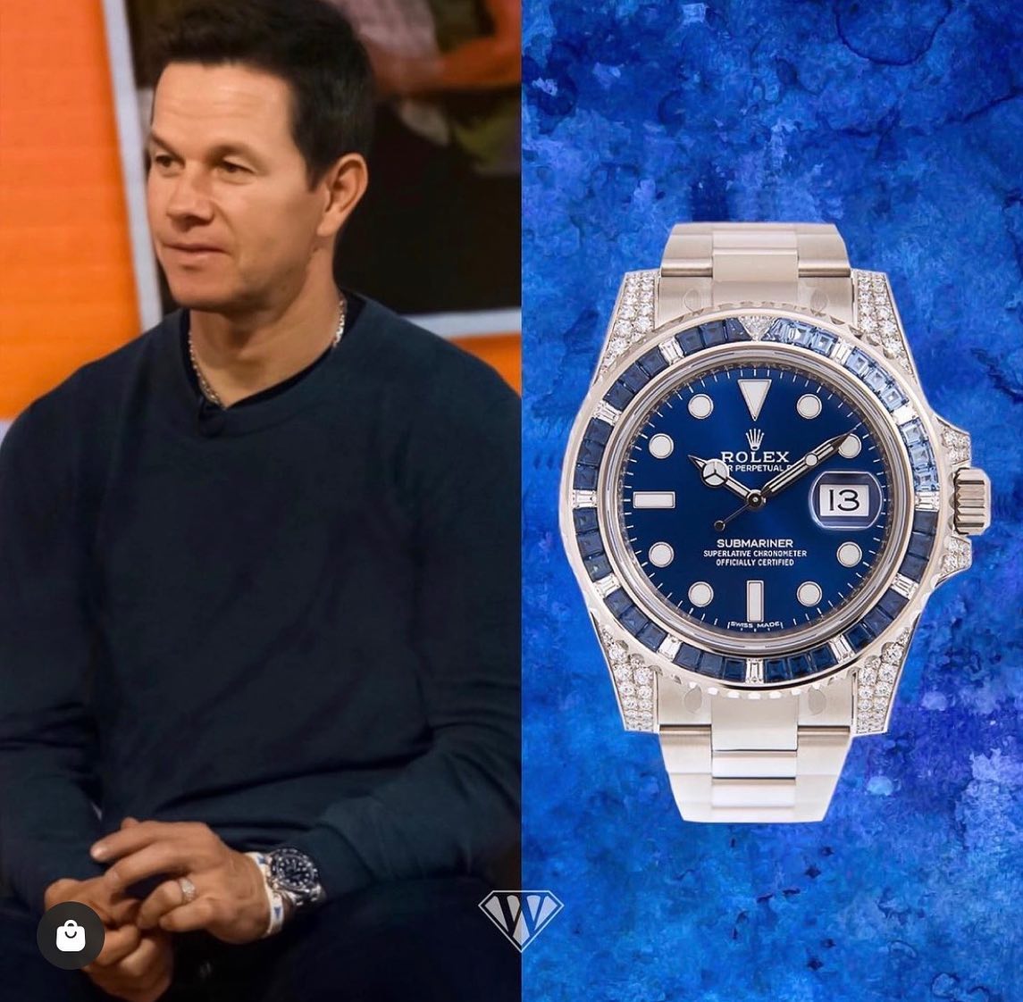 Rolex Submariner Date 116659SABR 18K White Gold Diamonds Sapphires UNWORN