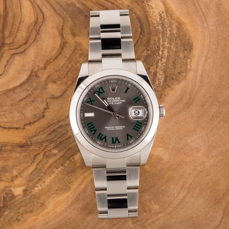 Rolex Datejust 41 Ref 126300 Roman Dial