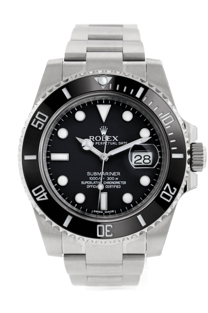 Submariner Date 40 Black Dial Mens watch 116610LN 116610.