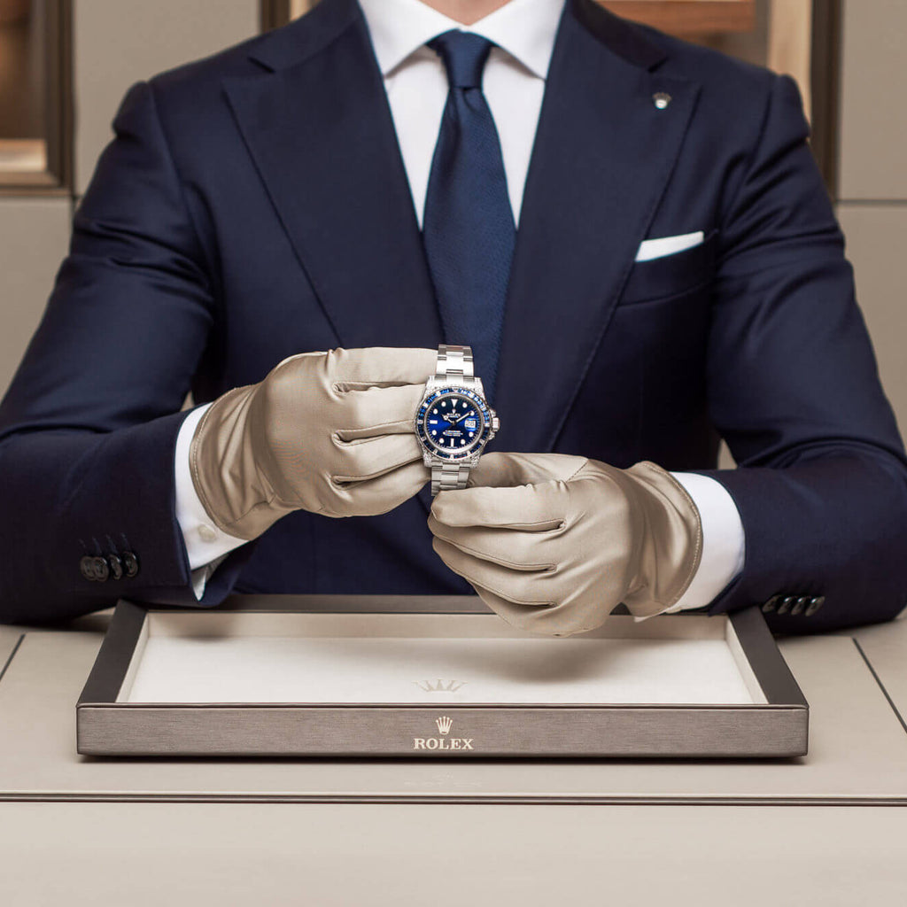 Rolex Submariner Date 116659SABR 18K White Gold Diamonds Sapphires UNWORN