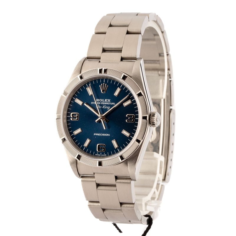 Rolex Air-King 14010 Blue Index