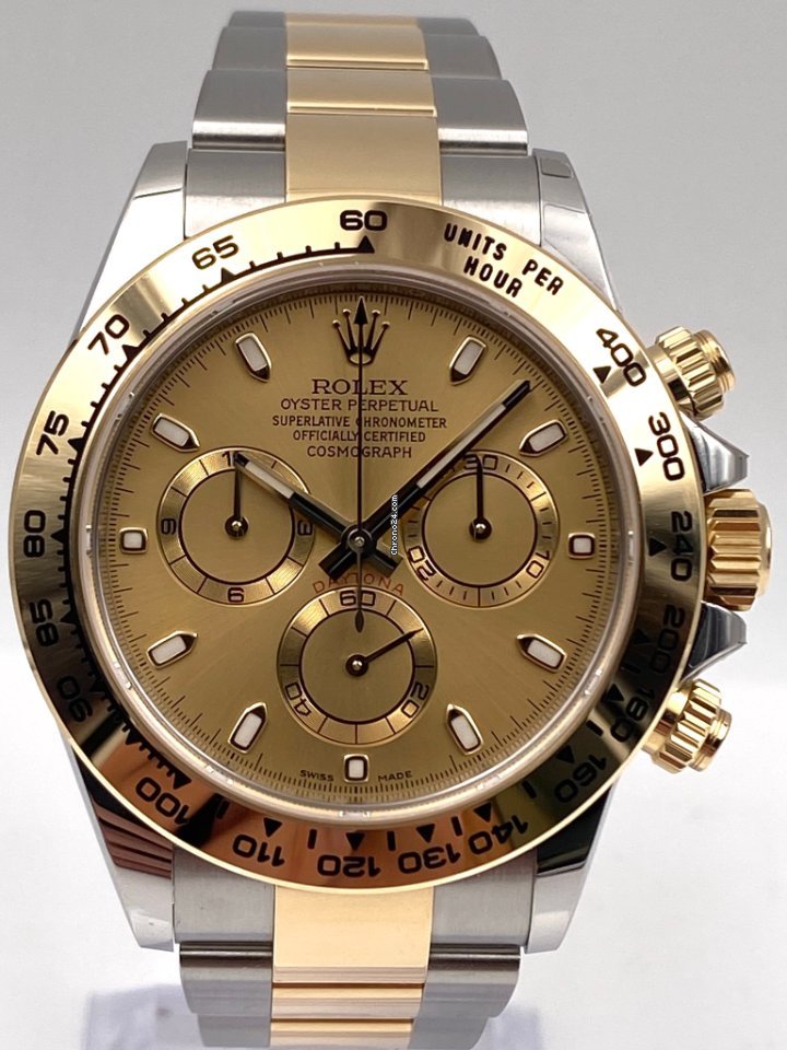 Daytona Two Tone Champagne Dial 116503 Unworn.