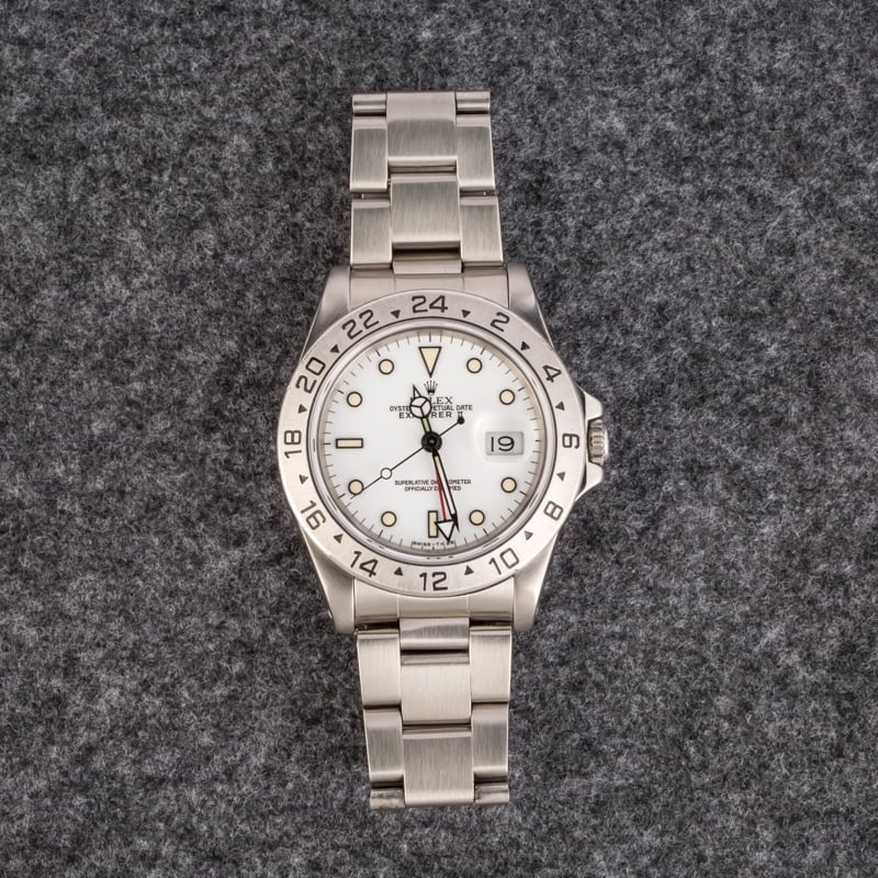 Rolex Explorer II 16570 Polar Dial