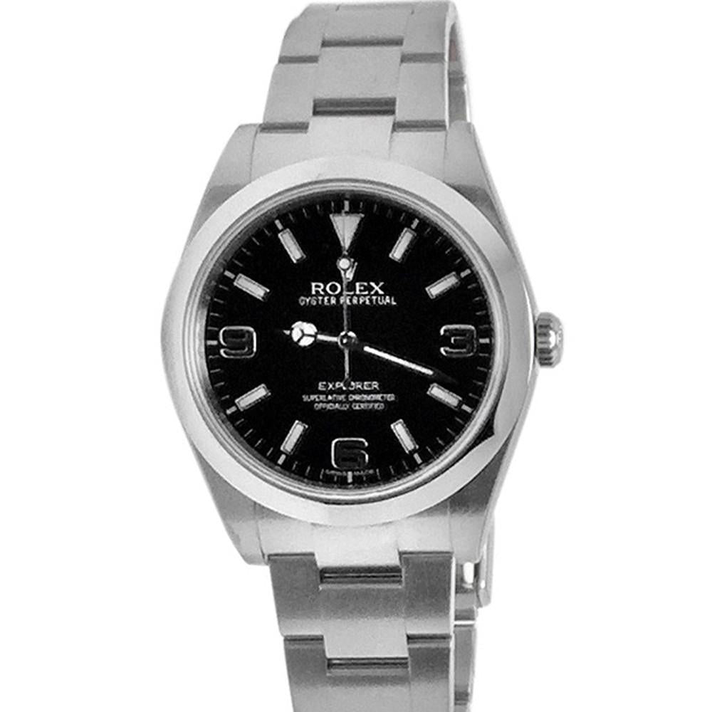 Explorer I 1 Black Dial Steel Mens Watch 214270.