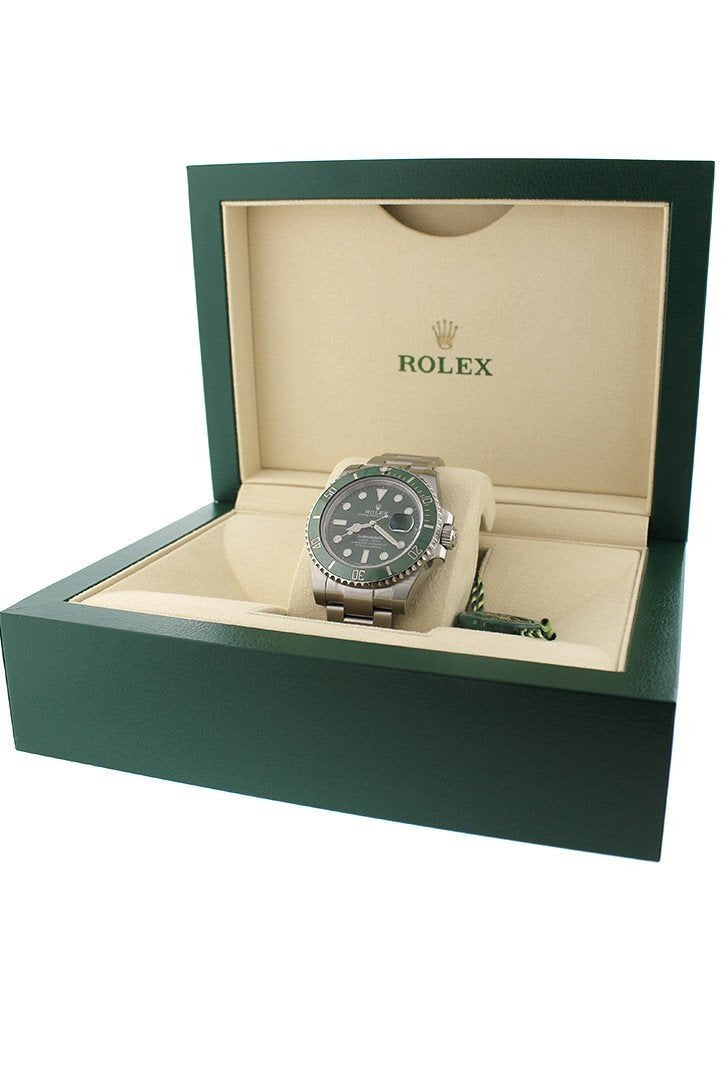 Submariner Hulk Date 40 Green Dial Mens Watch 116610LV 116610.