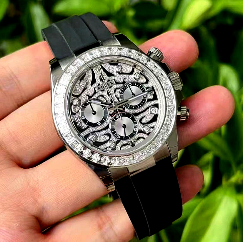 Rolex Daytona 116589TBR "Eye of the Tiger" White Gold UNWORN
