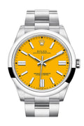 Oyster Perpetual 41 Yellow Dial Oyster Bracelet Watch 124300.