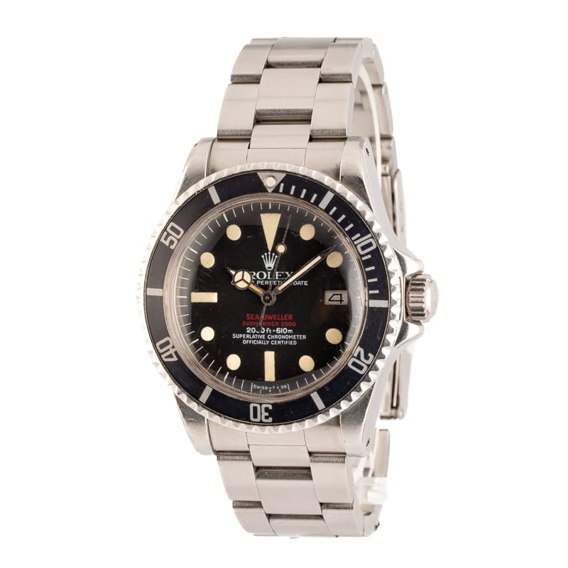 Vintage Rolex Sea-Dweller 1665 Black Dial