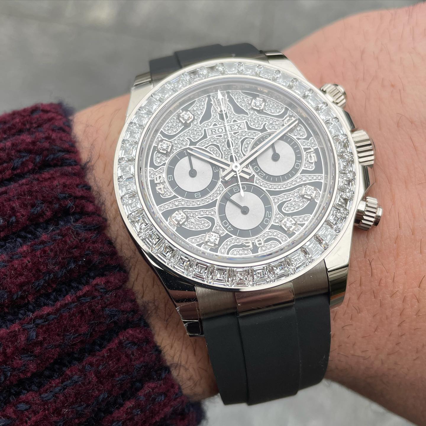 Rolex Daytona 116589TBR "Eye of the Tiger" White Gold UNWORN