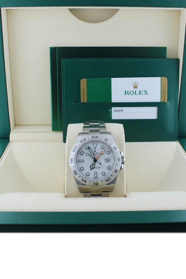 Explorer II White Dial Stainless Steel Men's Watch 216570.