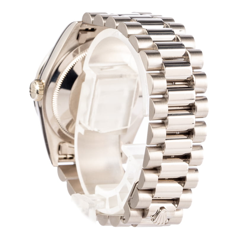 Rolex President Day-Date 18349 White Gold
