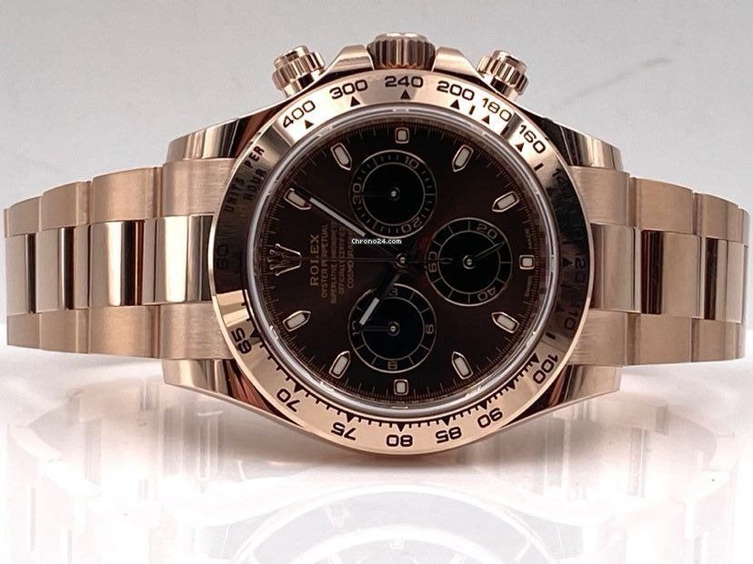 Daytona Rose Gold Chocolate Index Dial 116505 Unworn.