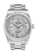 Day Date 36 Meteorite set with diamonds Dial President Men's Watch 118206.
