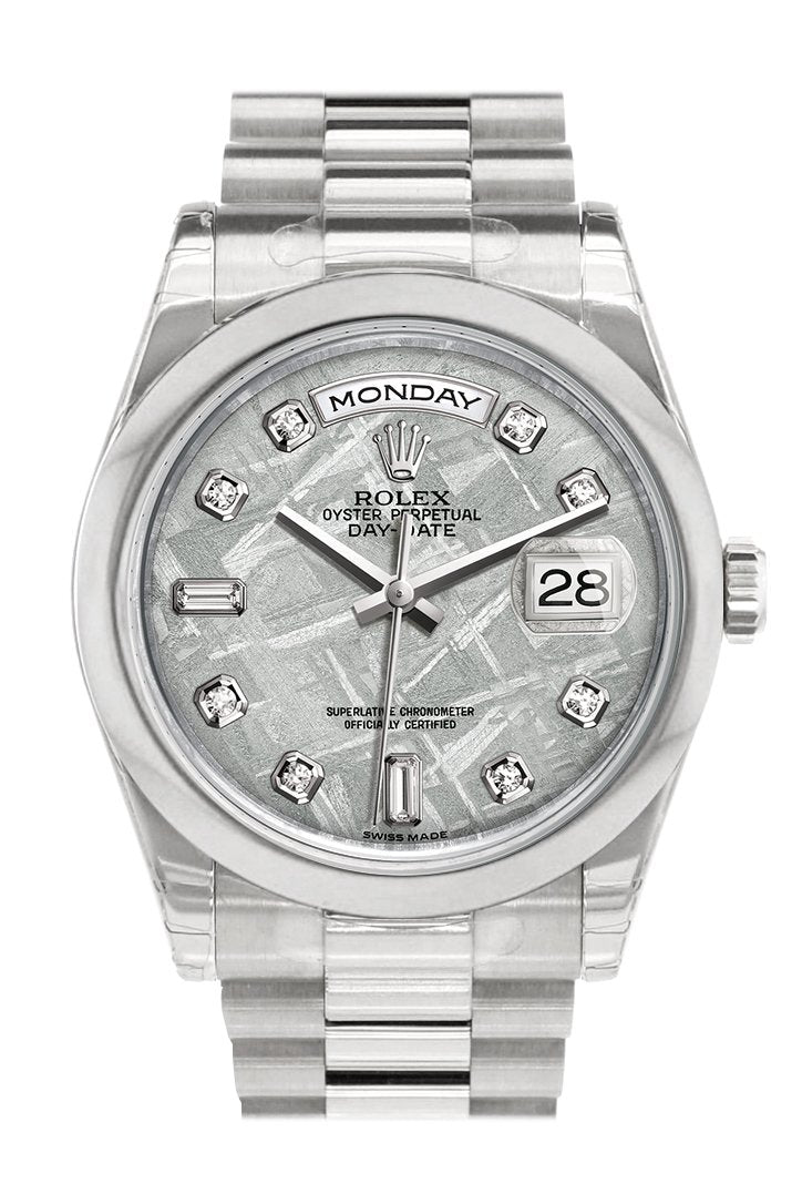 Day Date 36 Meteorite set with diamonds Dial President Men's Watch 118206.