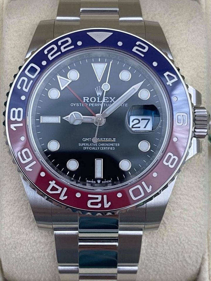 GMT-Master II Pepsi Oyster Bracelet 126710BLRO 2021 Unworn.