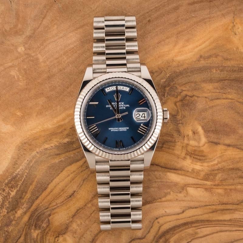 Rolex Day-Date 40 Ref 228239 White Gold