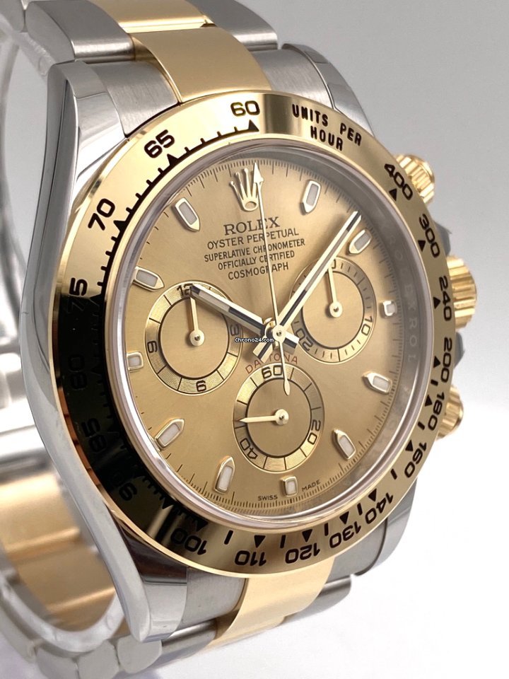 Daytona Two Tone Champagne Dial 116503 Unworn.