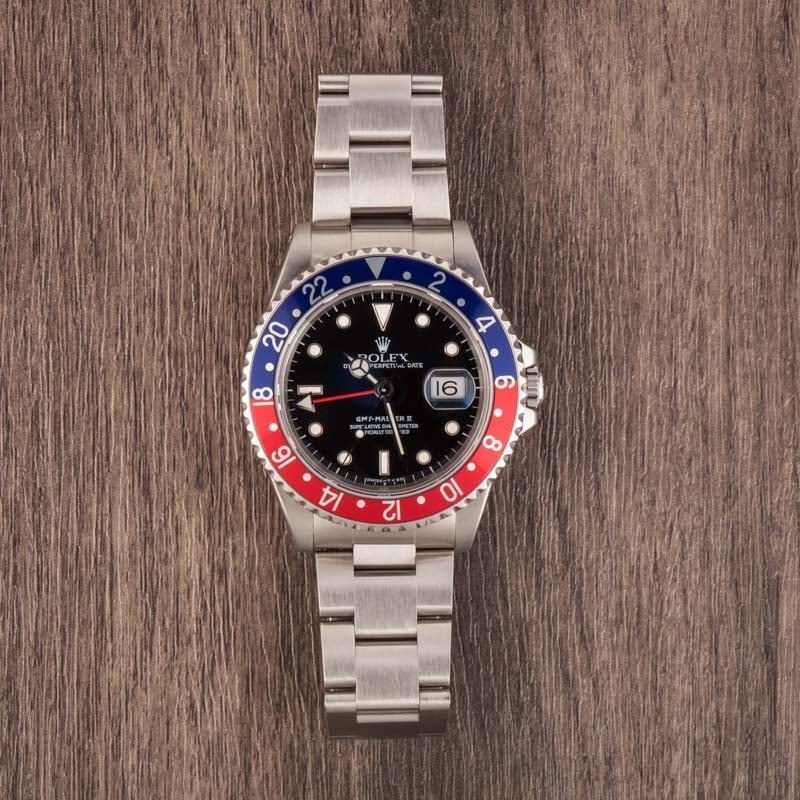 Rolex GMT II 16710 Blue & Red Pepsi