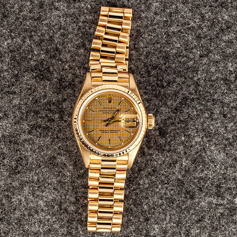 Pre Owned Rolex Ladies President Watch 69178