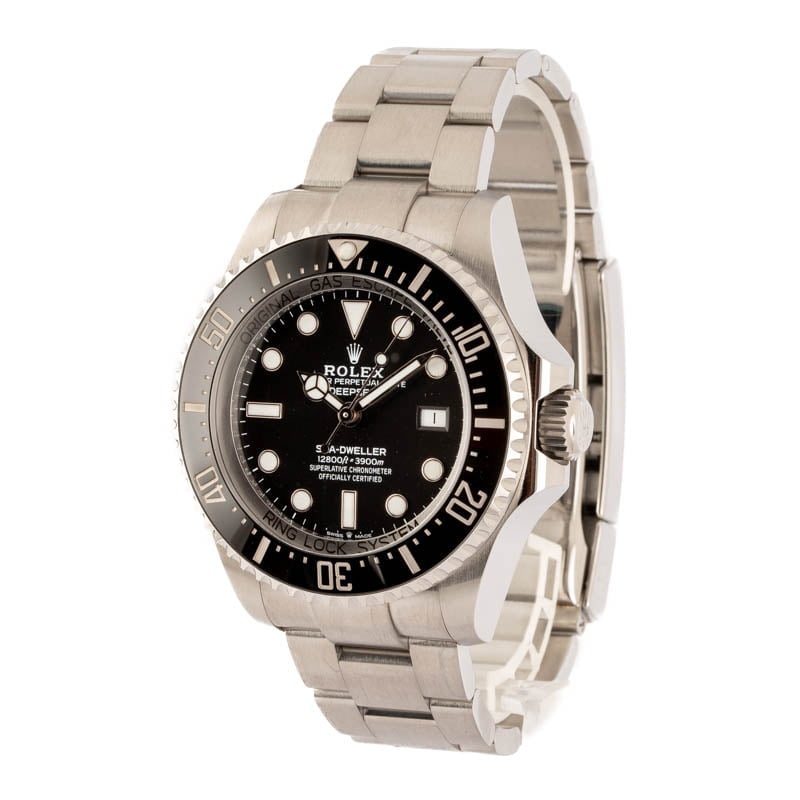Pre-Owned Rolex DeepSea 126660 Black Dial
