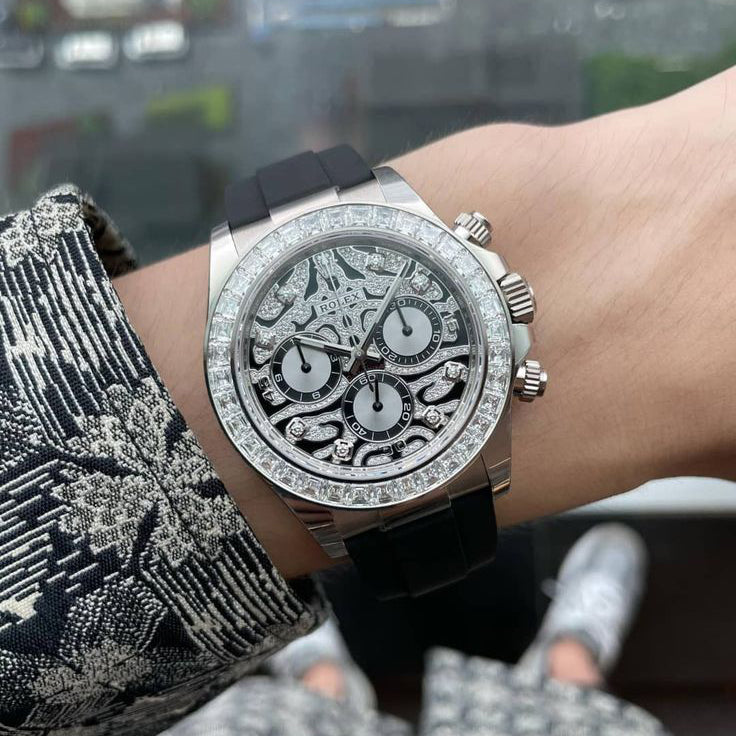Rolex Daytona 116589TBR "Eye of the Tiger" White Gold UNWORN