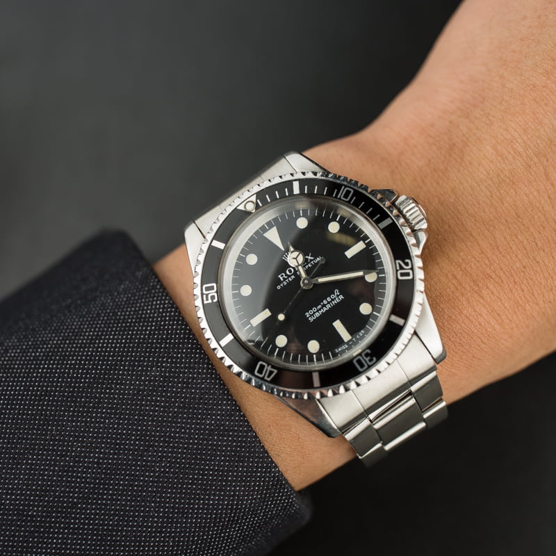 Vintage Rolex Submariner Ref 5513 "Meters First"