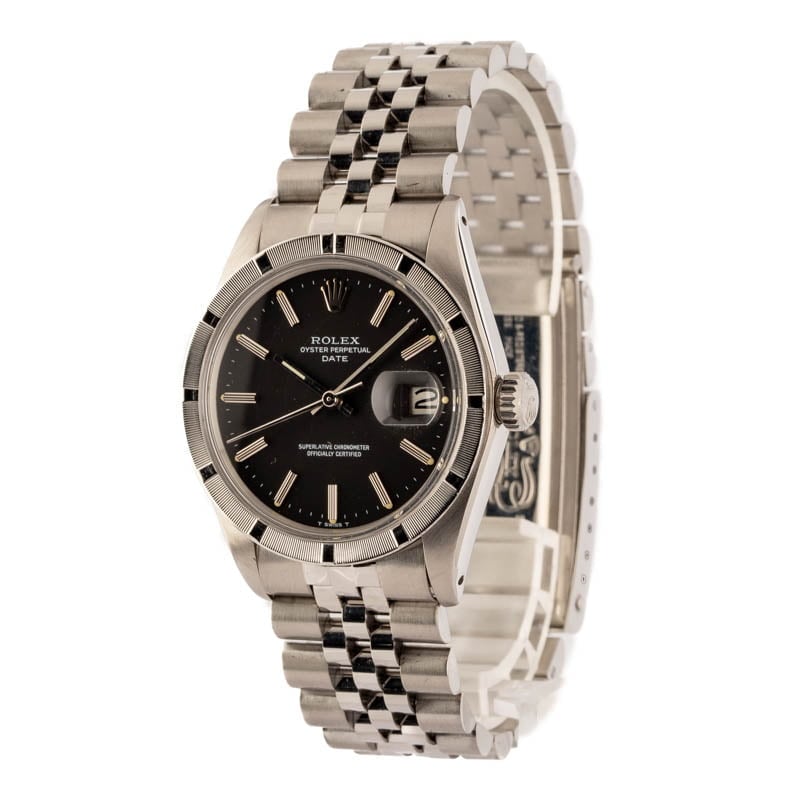 Rolex Date 1501 Black Dial