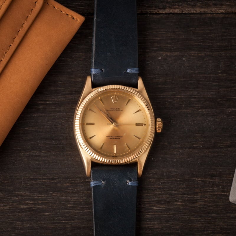 Rolex Oyster Perpetual 6599 Yellow Gold