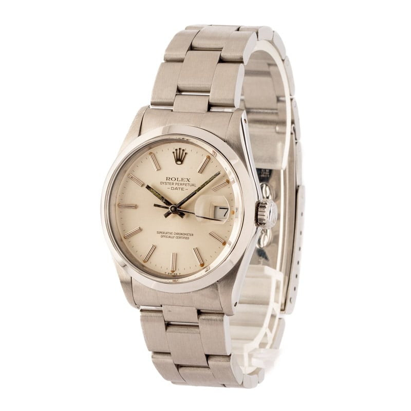 Rolex Date Stainless Steel 15000