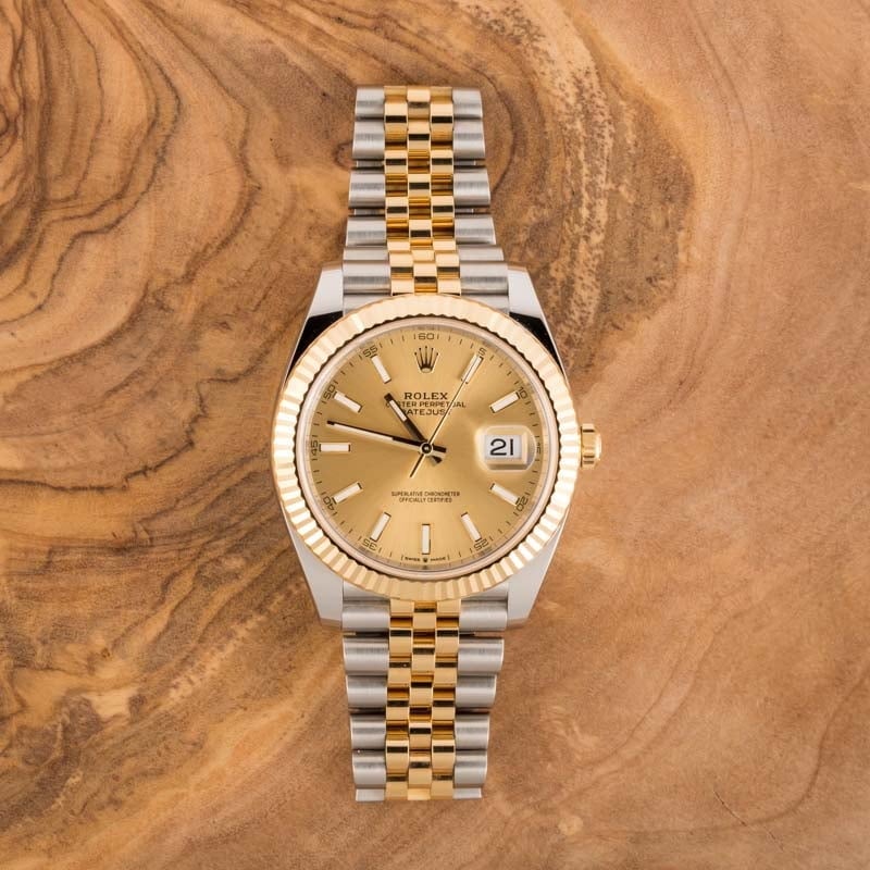 Rolex Datejust 41 Ref 126333 Champagne