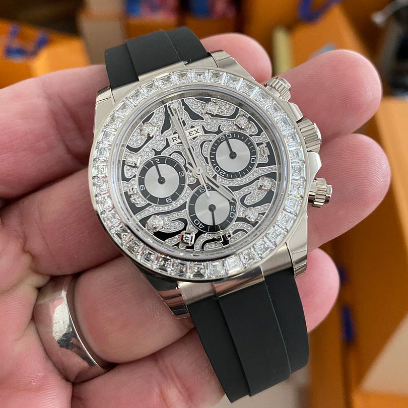 Rolex Daytona 116589TBR "Eye of the Tiger" White Gold UNWORN