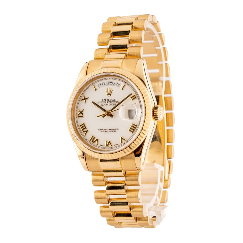 Rolex President 118238 White Dial