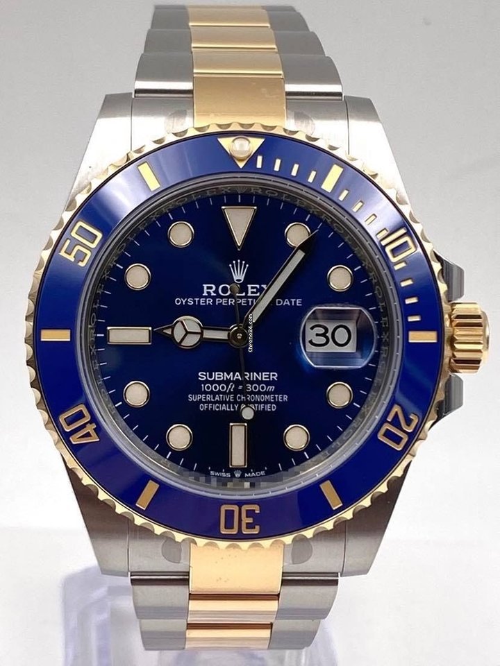 Submariner Date 41mm Blue Dial Two Tone 126613LB 2021 Unworn.