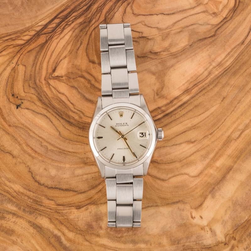 Vintage Rolex OysterDate 6466 Stainless Steel