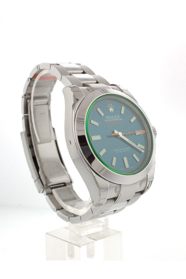 Milgauss Blue Dial Stainless Steel Men's Watch 116400GV.