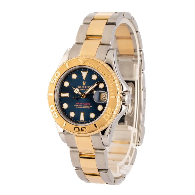 Rolex Mid-Size Yacht-Master 168623 Blue Dial
