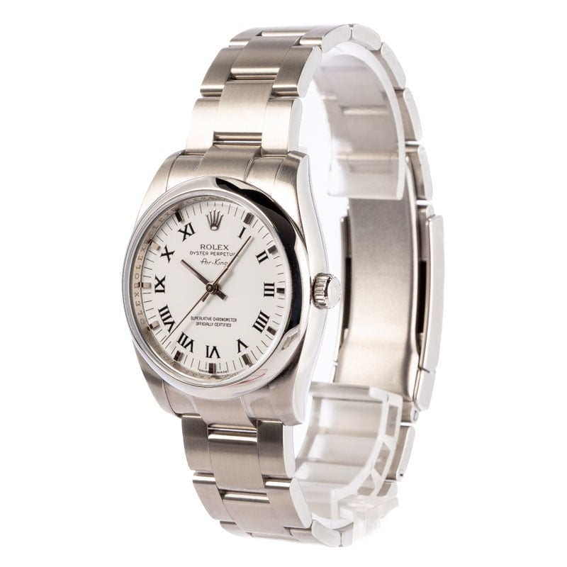 Rolex Oyster Perpetual 114200 White Dial