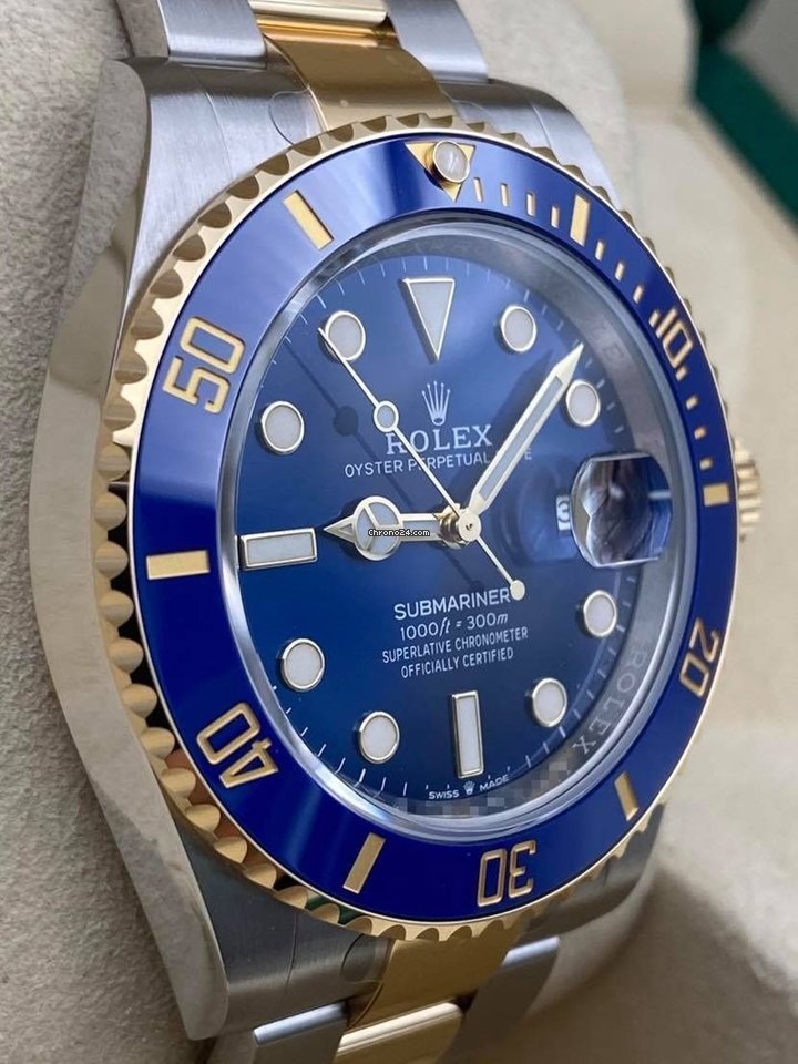 Submariner Date 41mm Blue Dial Two Tone 126613LB 2021 Unworn.
