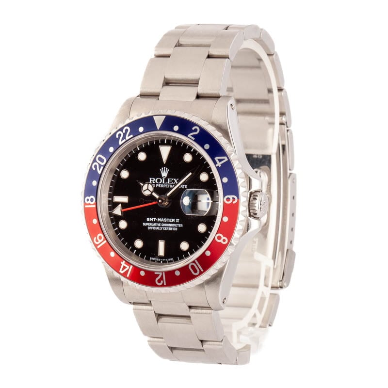 Rolex GMT II 16710 Blue & Red Pepsi
