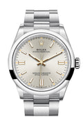 Oyster Perpetual 36 Silver Dial Oyster Bracelet Watch 126000.