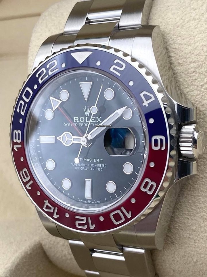 GMT-Master II Pepsi Oyster Bracelet 126710BLRO 2021 Unworn.