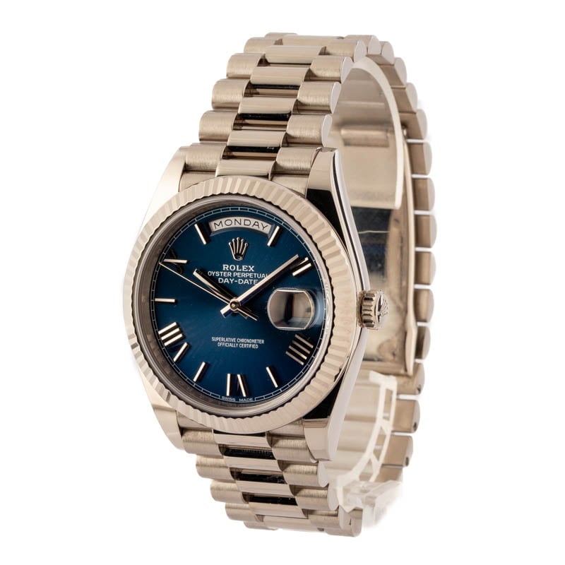 Rolex Day-Date 40 Ref 228239 White Gold