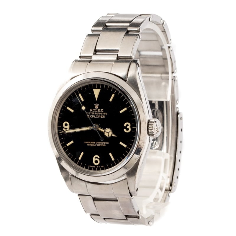 Vintage Rolex Explorer 1016 Black Arabic Dial