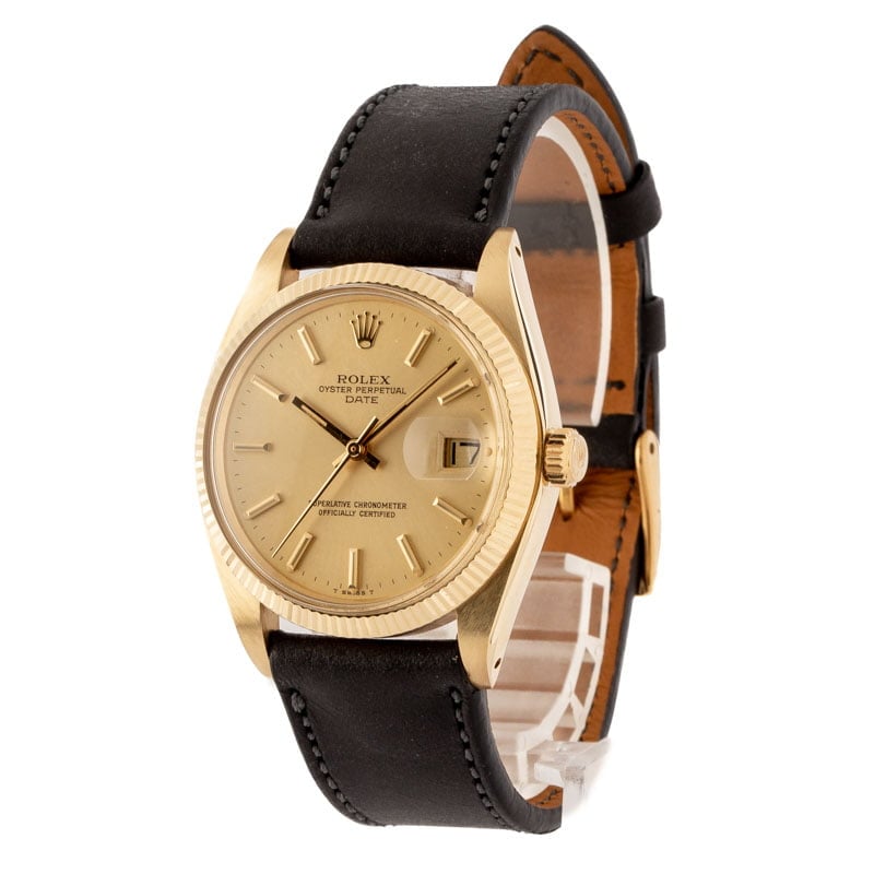 Rolex 14K Yellow Gold Date 1503