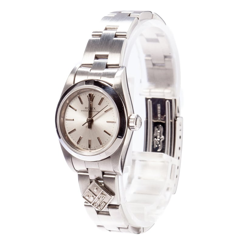 Rolex Ladies Oyster Perpetual 76080 Steel Oyster